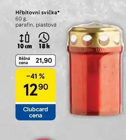 Tesco Hřbitovní svíčka, 60 g nabídka