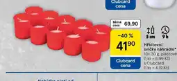 Tesco Hřbitovní svíčky náhradní, 10x 30 g nabídka