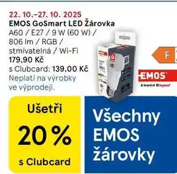 Tesco EMOS GoSmart LED Žárovka nabídka