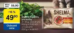 Tesco Shelma Kapsičk pro kočky, 4× 85 g nabídka