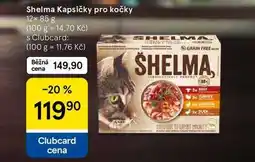 Tesco Shelma Kapsičky pro kočky, 12× 85 g nabídka