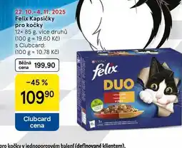 Tesco Felix Kapsičky pro kočky, 12× 85 g nabídka