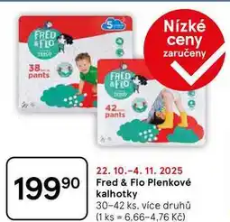 Tesco Fred & Flo Plenkové, 30-42 ks, více druhů nabídka