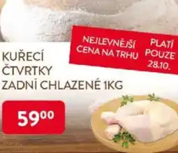 Qanto Kuřecí čtvrtky zadní chlazené nabídka