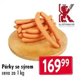 Qanto Párky se sýrem nabídka