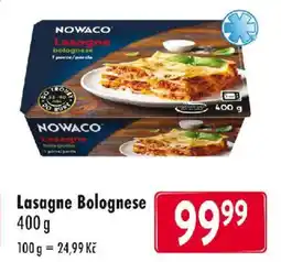Qanto NOWACO Lasagne Bolognese nabídka