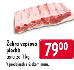 Qanto Žebra vepřová plochá nabídka