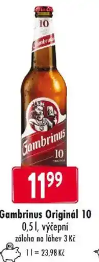 Qanto Gambrinus Originál 10 nabídka