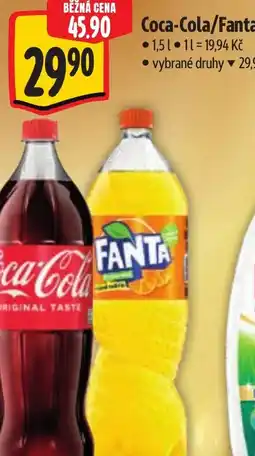 Albert Coca-Cola/Fanta nabídka