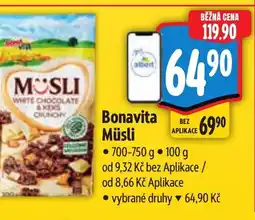 Albert Bonavita Müsli nabídka