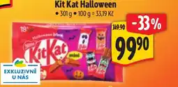 Albert Kit Kat Halloween nabídka