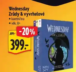 Albert Wednesday Zrůdy & vyvrhelové nabídka