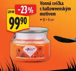 Albert Vonná svíčka shalloweenským motivem nabídka