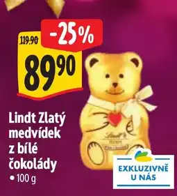 Albert Lindt Zlatý medvídek z bílé čokolády nabídka