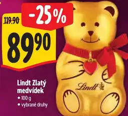 Albert Lindt Zlatý medvídek nabídka