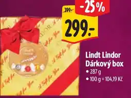 Albert Lindt Lindor Dárkový box nabídka