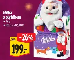 Albert Milka s plyšákem nabídka