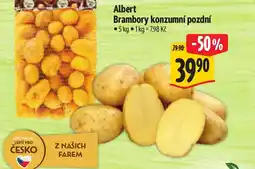 Albert Albert Brambory konzumní pozdní nabídka