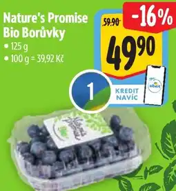 Albert Nature's Promise Bio Borůvky nabídka