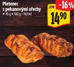 Albert Pletenec s pekanovými ořechy nabídka