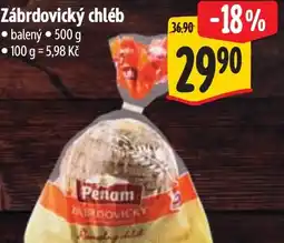 Albert Zábrdovický chléb nabídka