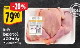 Albert Kuře bez drobů a 2 čtvrtky nabídka