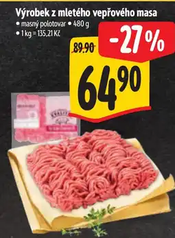 Albert Výrobek z mletého vepřového masa nabídka