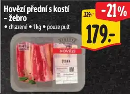 Albert Hovězí přední s kostí - žebro nabídka