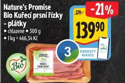Albert Nature's Promise Bio Kuřecí prsní řízky - plátky nabídka