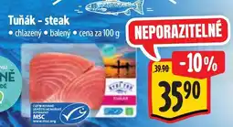 Albert Tuňák - steak nabídka