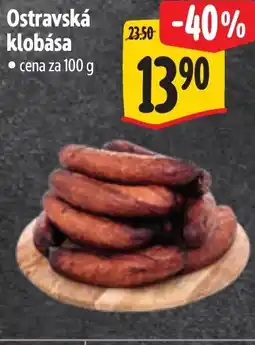 Albert Ostravská klobása nabídka