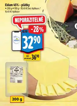 Albert Eidam 45% - plátky nabídka