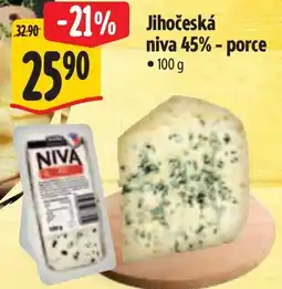 Albert Jihočeská niva 45% - porce nabídka