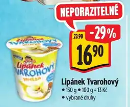Albert Madeta Lipánek Tvarohový nabídka