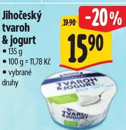 Albert Madeta Jihočeský tvaroh & jogurt nabídka