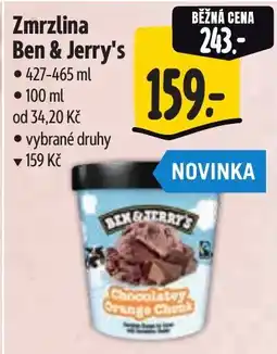Albert Zmrzlina Ben & Jerry's nabídka
