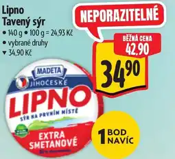 Albert Madeta Lipno Tavený sýr nabídka