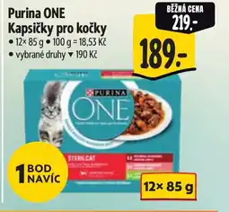 Albert Purina ONE Kapsičky pro kočky nabídka