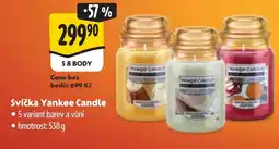 Albert Svíčka Yankee Candle nabídka