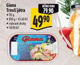 Albert Giana Tresčí játra nabídka