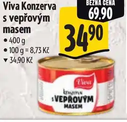 Albert Viva Konzerva s vepřovým masem nabídka