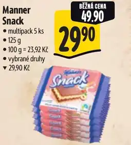 Albert Manner Snack nabídka