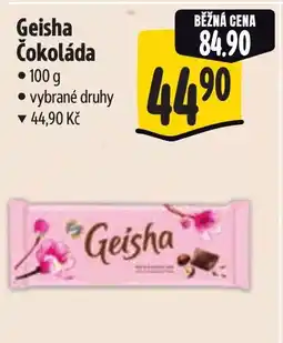 Albert Geisha Čokoláda nabídka