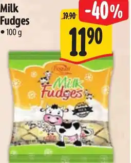 Albert Milk Fudges nabídka