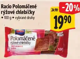 Albert Racio Polomáčené rýžové chlebíčky nabídka