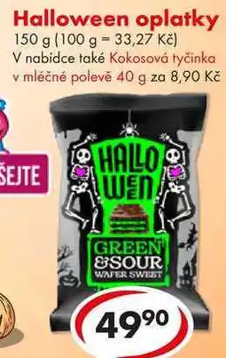 CBA Halloween oplatky, 150 g nabídka