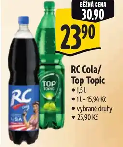 Albert RC Cola/ Top Topic nabídka