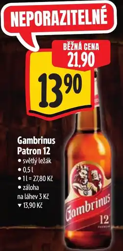 Albert Gambrinus Patron 12 nabídka
