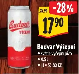 Albert Budvar Výčepní nabídka