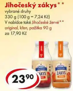 CBA Jihočeský zákys, 330 g nabídka